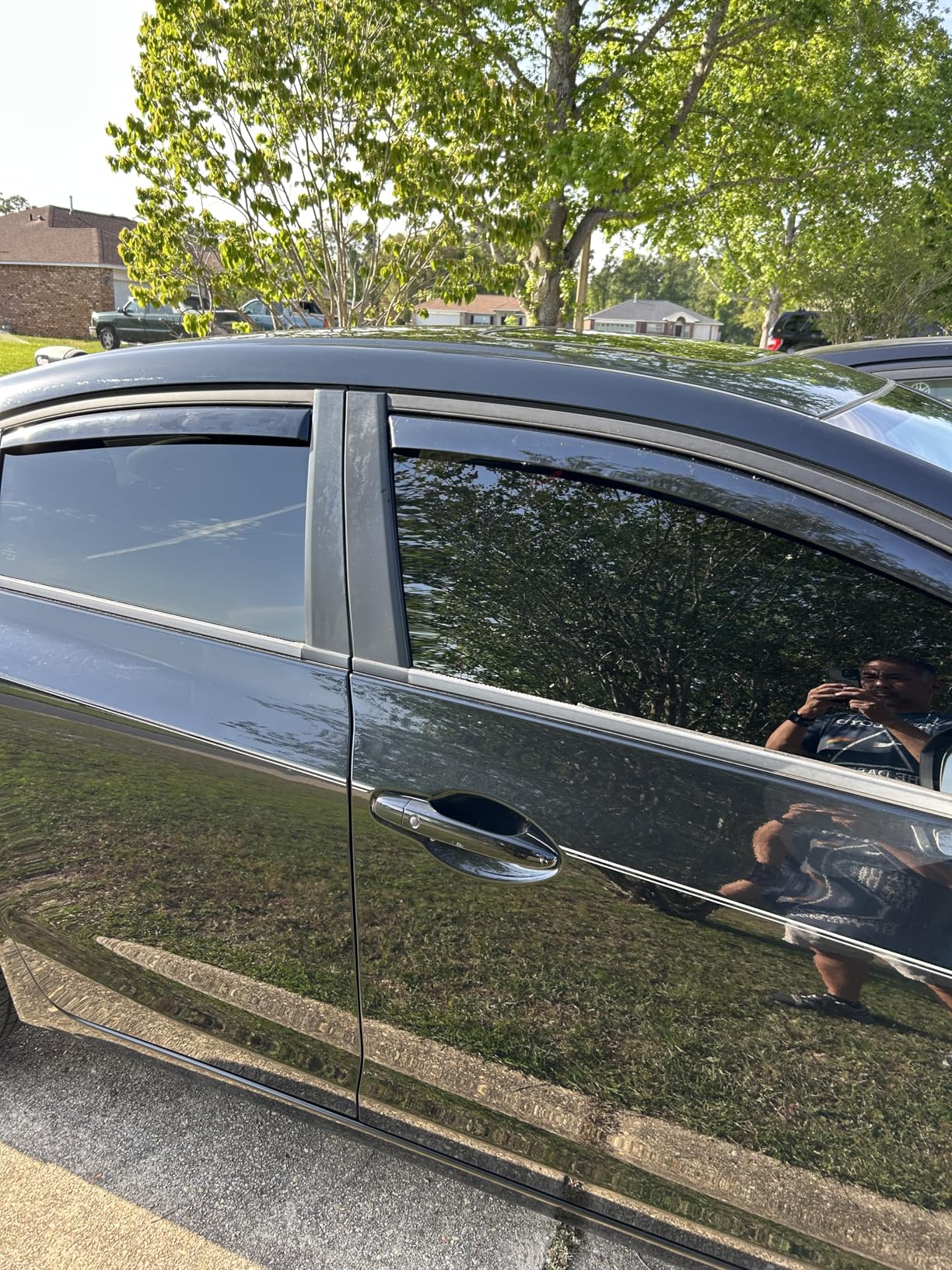 Voron Glass in-Channel Extra Durable Rain Guards for Toyota Camry 2015-2017, Window Deflectors, Vent Window Visors, 4 Pieces - 200723 customer photo 2