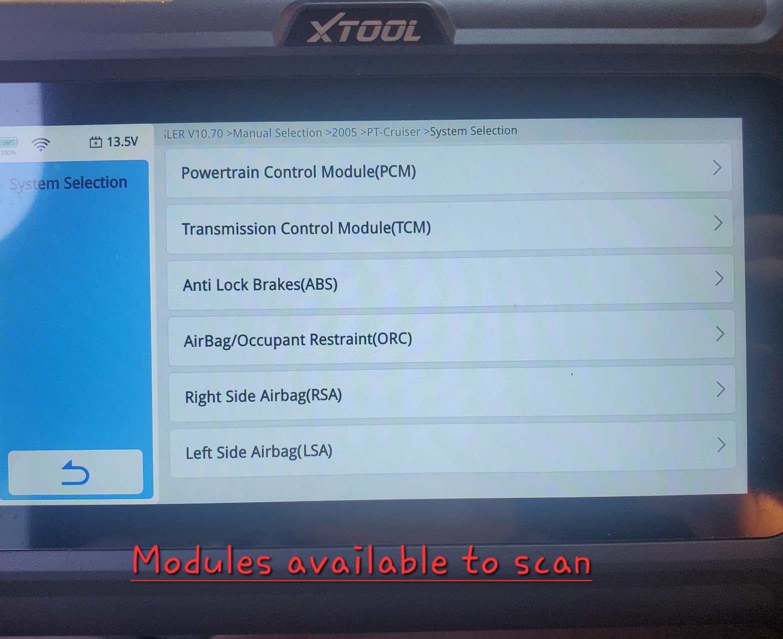 XTOOL D5 Car Code Reader and Reset Tool, Engine ABS SRS Transmission Car Diagnostic Tool with EPB Service, ABS Bleed, Throttle Relearn, Clear Check Engine Light Code Reader with 10 Resets, Free Update customer photo 1