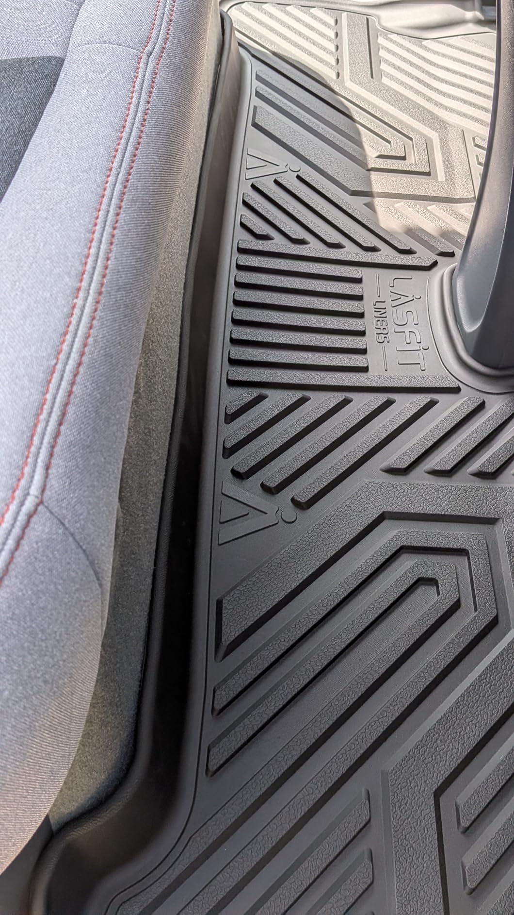 LASFIT Floor Mats for Chevrolet Chevy Colorado/GMC Canyon Crew Cab 2023 2024 2025 2026 (Fit Carpet Floor), All Weather TPE Custom Fit Floor Mats for Cars, 1st and 2nd Row Car Floor Mats Full Set customer photo 1