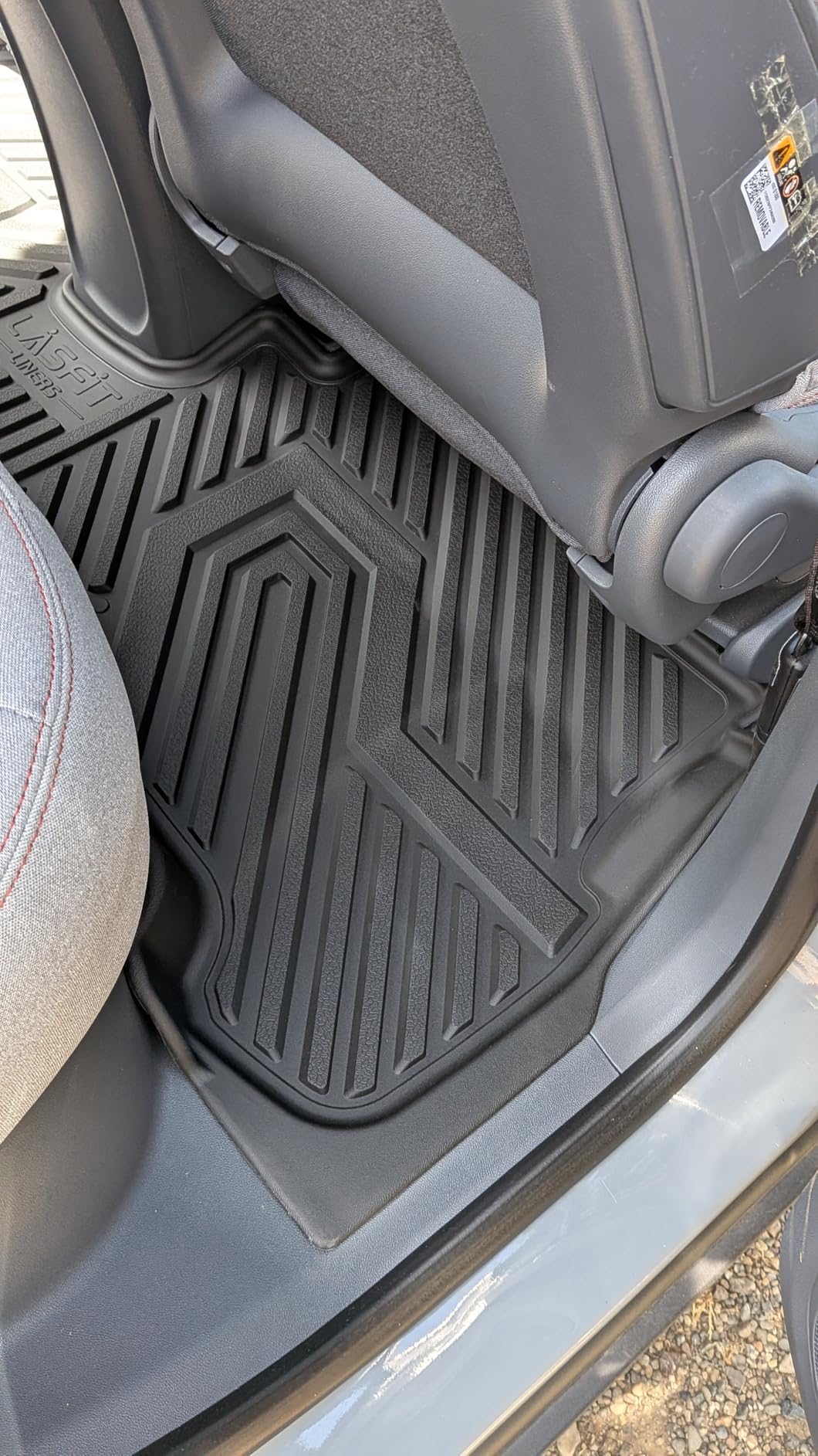LASFIT Floor Mats for Chevrolet Chevy Colorado/GMC Canyon Crew Cab 2023 2024 2025 2026 (Fit Carpet Floor), All Weather TPE Custom Fit Floor Mats for Cars, 1st and 2nd Row Car Floor Mats Full Set customer photo 2