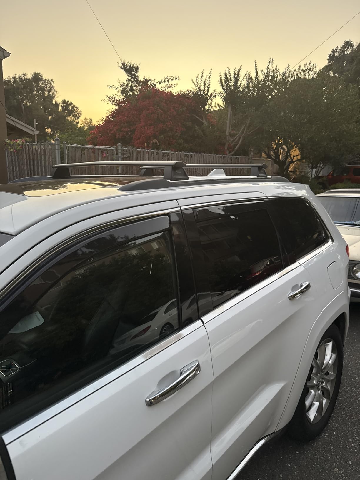 JOYTUTUS Lockable Roof Rack Compatible with Chevy Suburban, Tahoe, GMC Yukon & Yukon XL, Cadillac Escalade ESV 2021-2026, Anti-Theft 330LBS Aluminum Car Crossbars Crossbar for Rooftop Cargo Carrier customer photo 2