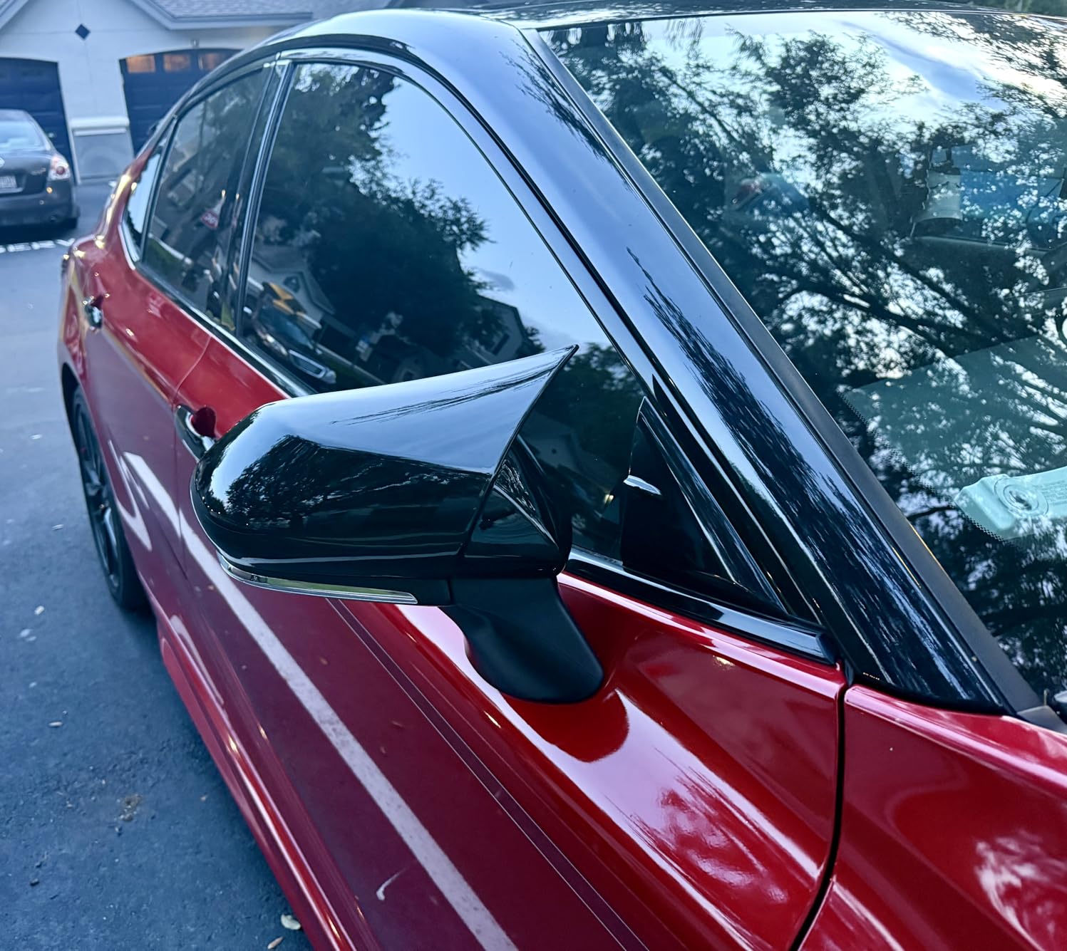Glossy Black Mirror Cover Caps Rearview Side Mirror Covers Fit for BMW G20 G21 G30 G31 G11 G12 G14 G15 G16 2017 2018 2019 2020 2021 2022 Left Driver Side Right Passenger Side-2 PCS customer photo 2