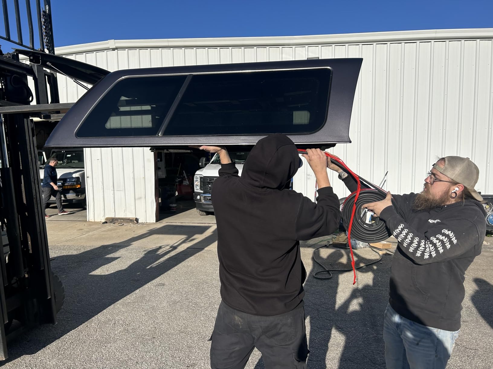 Tonneau Cover Seal Adhesive Tailgate Seal, Truck Topper Seal Rubber Weather Stripping with Triple Bulb, Camper Shell Seal Kit Replacement Parts Accessories (13.1Ft) customer photo 1