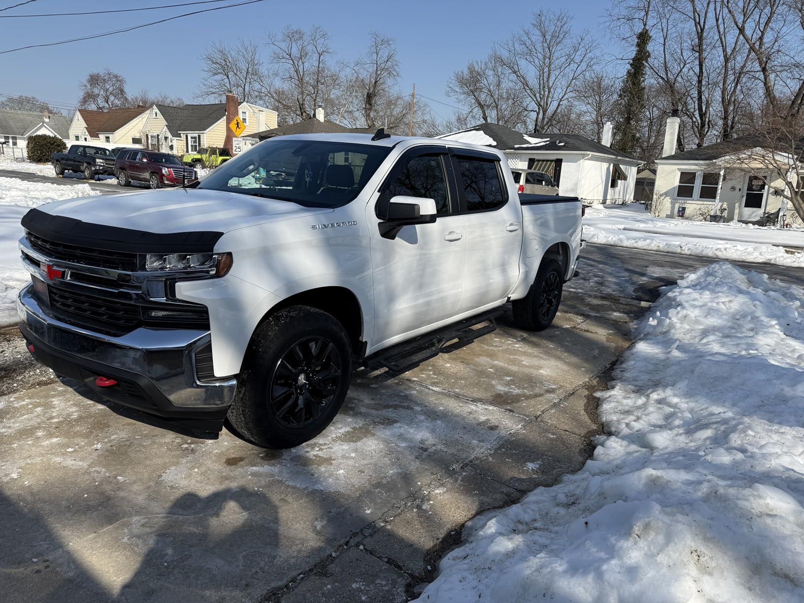Moonlinks Compatible with 2019-2025 Chevy Silverado 1500 GMC Sierra 1500 Side Mirror Cover, Chrome Plating LH & RH Side Door Exterior Rearview Mirror Cap Trim customer photo 1