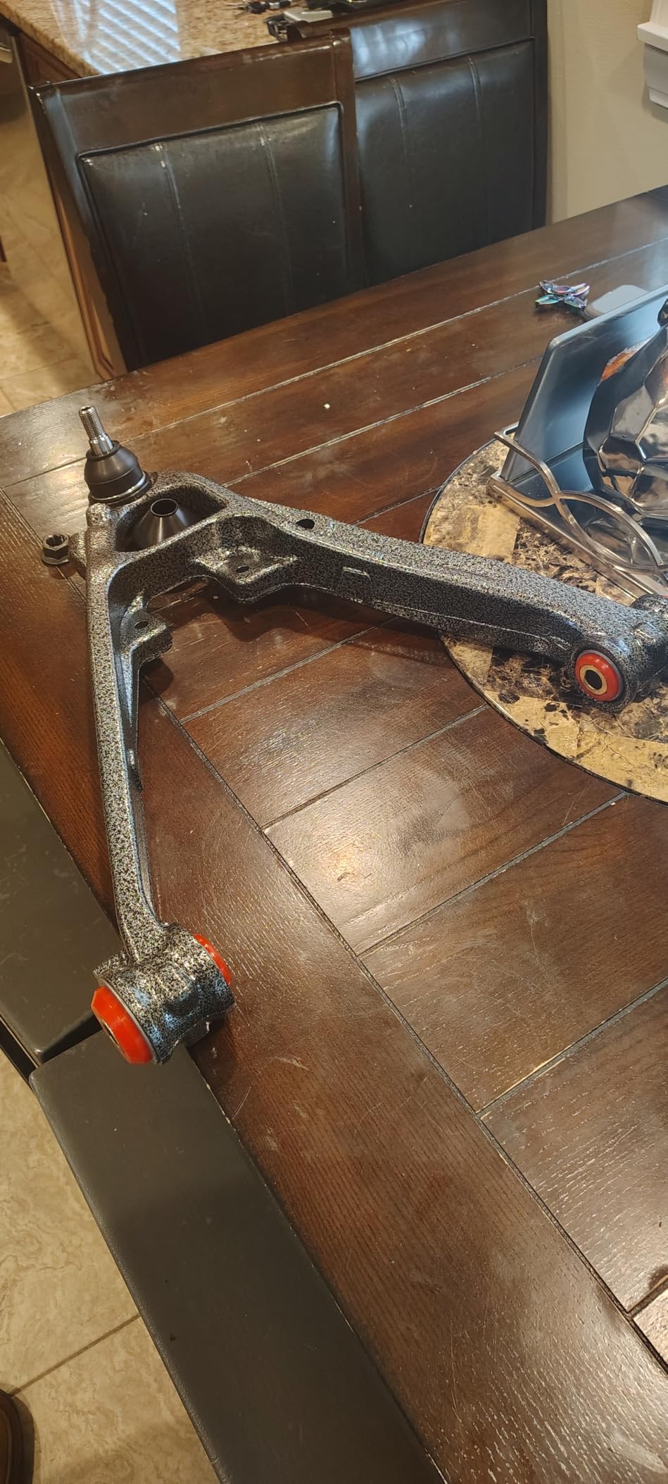 Front Lower & Upper Control Arms for Chevy Silverado 1500 Suburban 1500 GMC Sierra 1500 Yukon XL 1500, Front End Control Arms Suspension Kit with Assembly Replacement (4pc) customer photo 2