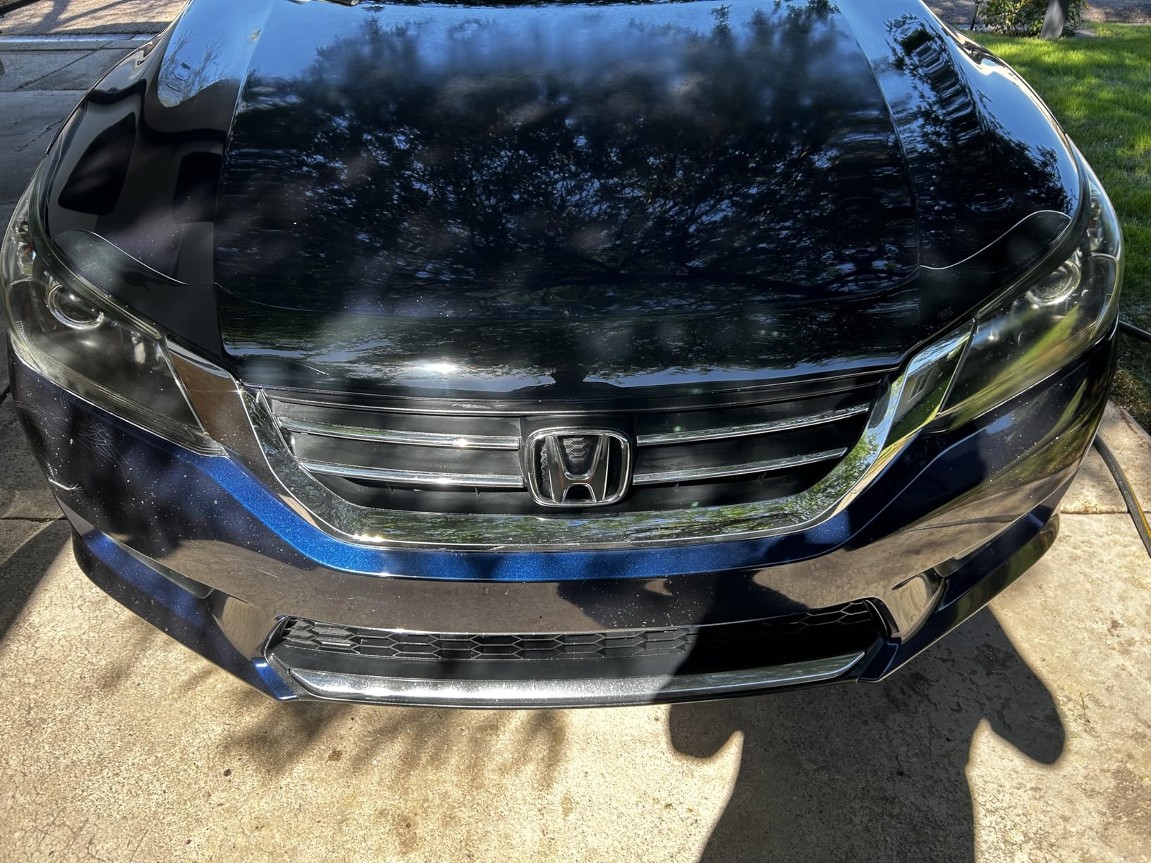Husky Liners Aeroskin Hood Protector | Fits 2013 Honda Accord, Sedan | Low Profile Deflector/Bug Shield - 1 pc., Smoke | 2842076 customer photo 2
