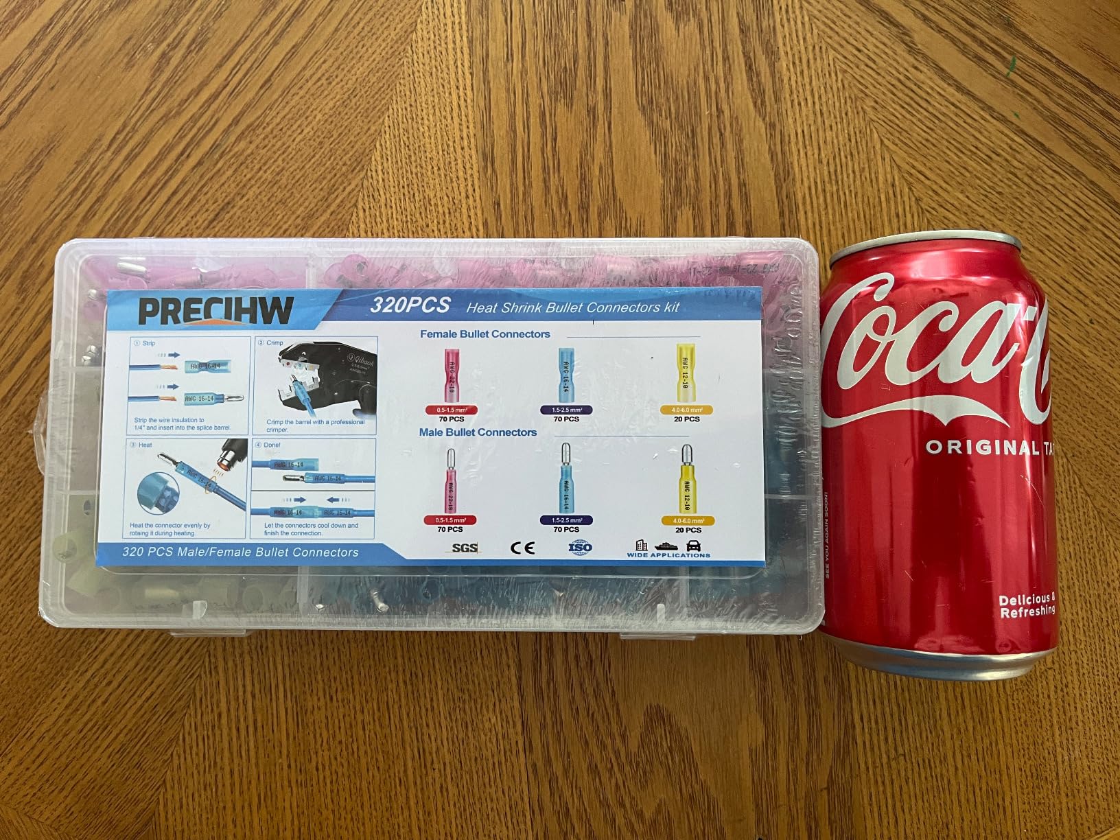 320PCS Heat Shrink Bullet Connectors kit, Male & Female Bullet Terminals, Insulated Waterproof Wire Connectors, Marine Grade Electrical Connectors customer photo 2