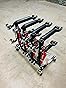 VEVOR Car Dolly Rack, Storage Rack with 360° Rotatable Wheels, Hydraulic Ratchet Trolley Jack Stand Organizer, 4-Dolly Capacity customer photo 1