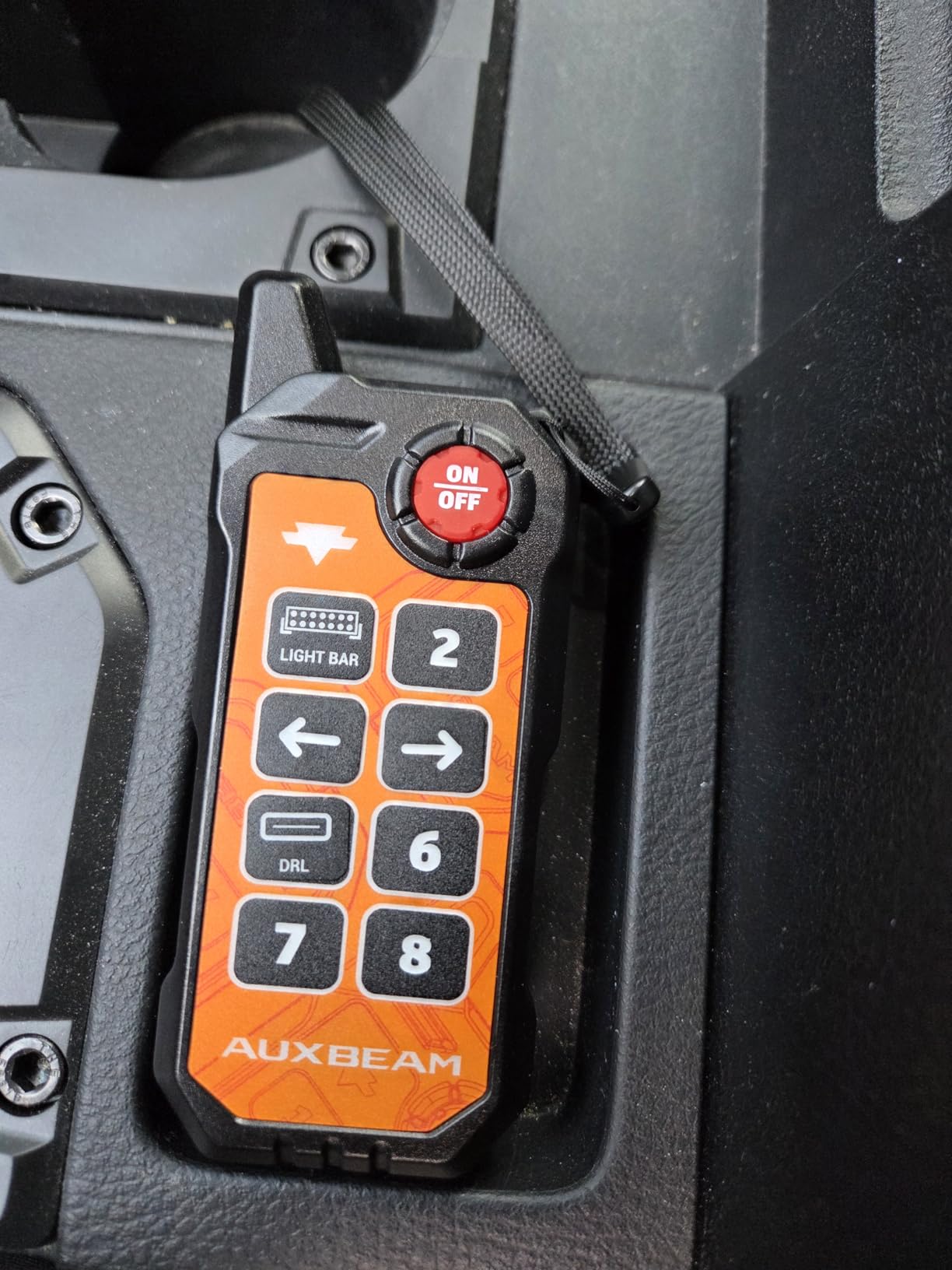 Auxbeam 4 Gang Slim Switch Panel Bluetooth RGB AS-400 with APP&Remote Control Toggle Momentary Pulsed Switch Pod Off Backlight for Truck Offroad UTV ATV Car Marine 12-24V Waterproof, 3 Years Warranty customer photo 1