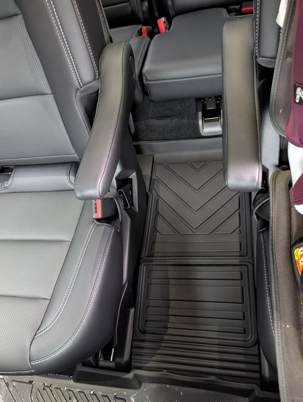 Cargo Mat Backrest Mats for 2024 2025 2026 Chevy Traverse & 2025 2026 Buick Enclave, TPE All Weather Cargo Liner Trunk Mat Car Accessories(24-26 7/8 Seats-3rd Row Backrest Mats&Cargo Mat) customer photo 1