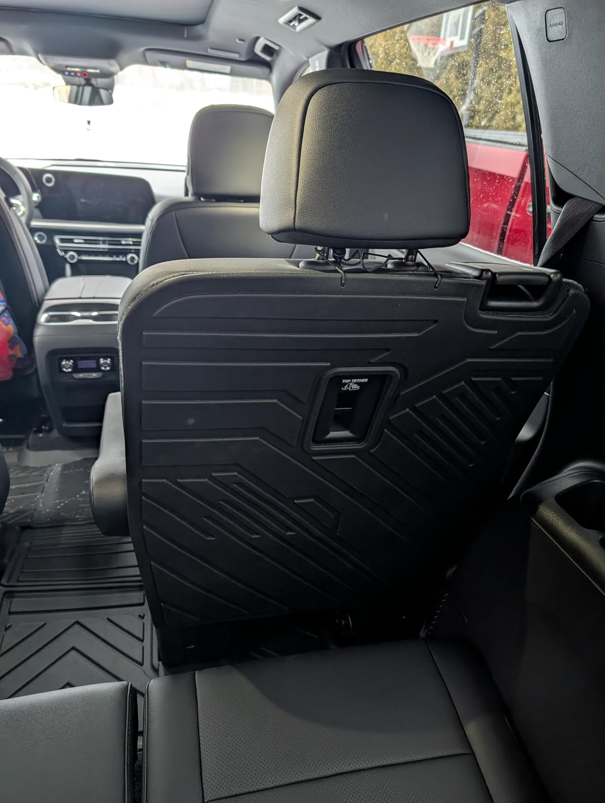 Cargo Mat Backrest Mats for 2024 2025 2026 Chevy Traverse & 2025 2026 Buick Enclave, TPE All Weather Cargo Liner Trunk Mat Car Accessories(24-26 7/8 Seats-3rd Row Backrest Mats&Cargo Mat) customer photo 2