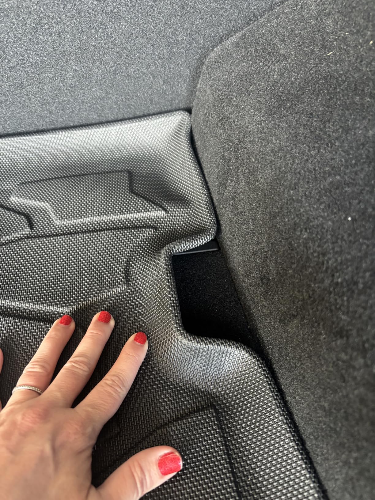 KARPAL Floor Mats for 2024-2026 Mazda CX90 & CX90 PHEV (Only fit 6 & 7 Seats, Not for 8), All Weather TPE Custom Fit Floor Liners Car Mats Accessories, 1st & 2nd & 3rd Row customer photo 2