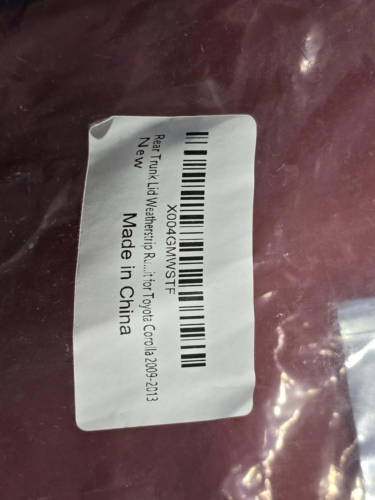 Rear Trunk Lid Weatherstrip Rubber Gasket Seal Fit for Toyota Corolla 2009 2010 2011 2012 2013, Roof Weatherstripping Seal Replace 64461-02120 6446102120 64461-02130 6446102130 64461-12570 6446112570 customer photo 1