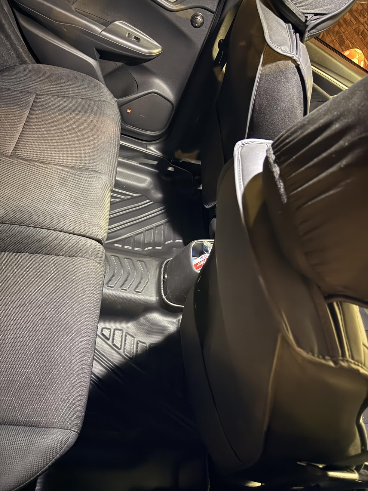KUST Floor Mats Set for 2020-2025 Kia Telluride Accessories (7 Seats), Rear Cargo Trunk Liner with 2nd/3rd Row Backrest Kick Mat All Weather Protection TPE Rubber Raised Edge, Full Set of 9pcs customer photo 2