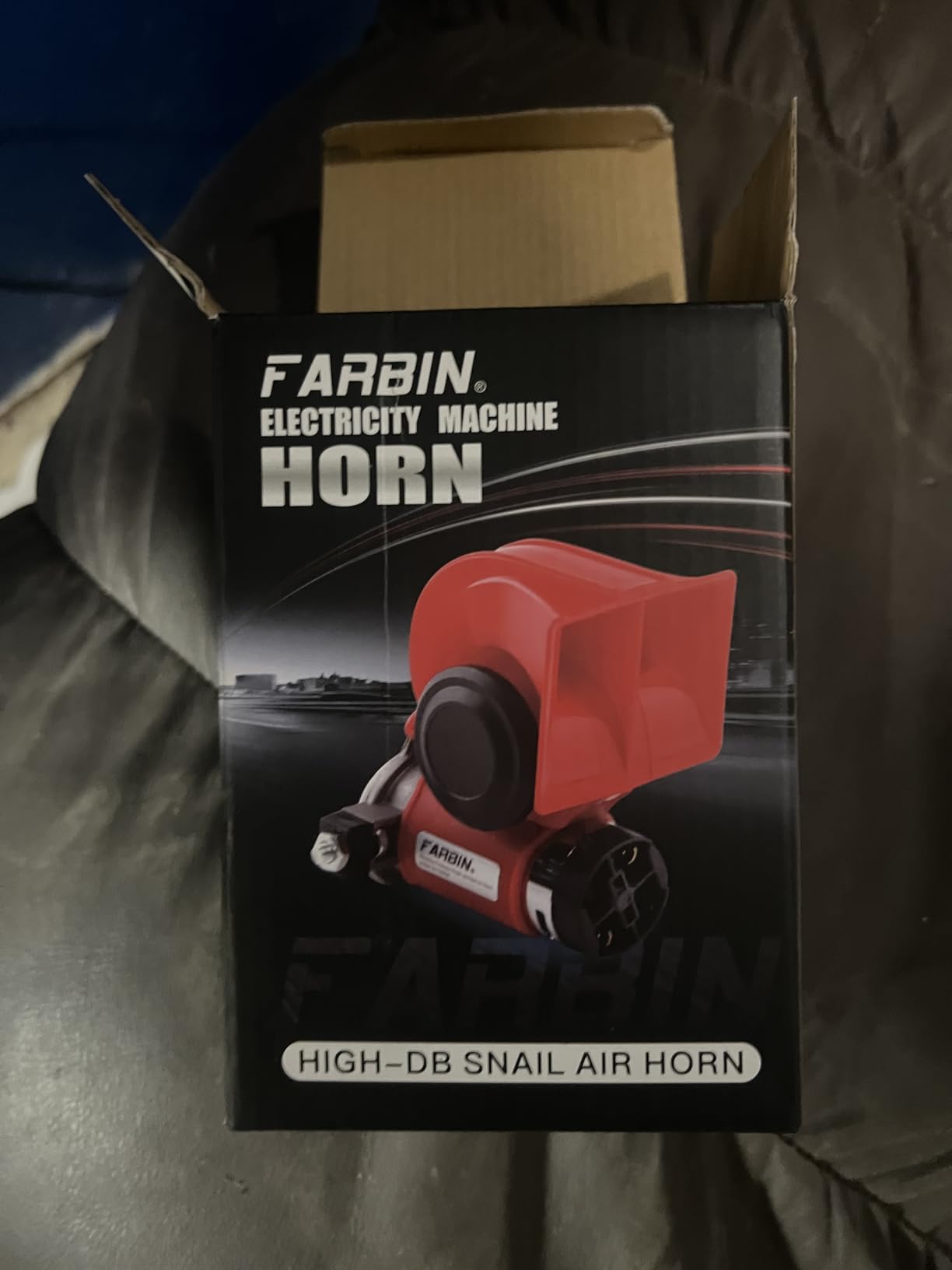 FARBIN Air Horn for Truck, Compact Train Horn, Electric Car Horn 12V 150db Super Loud with Wiring Harness customer photo 2