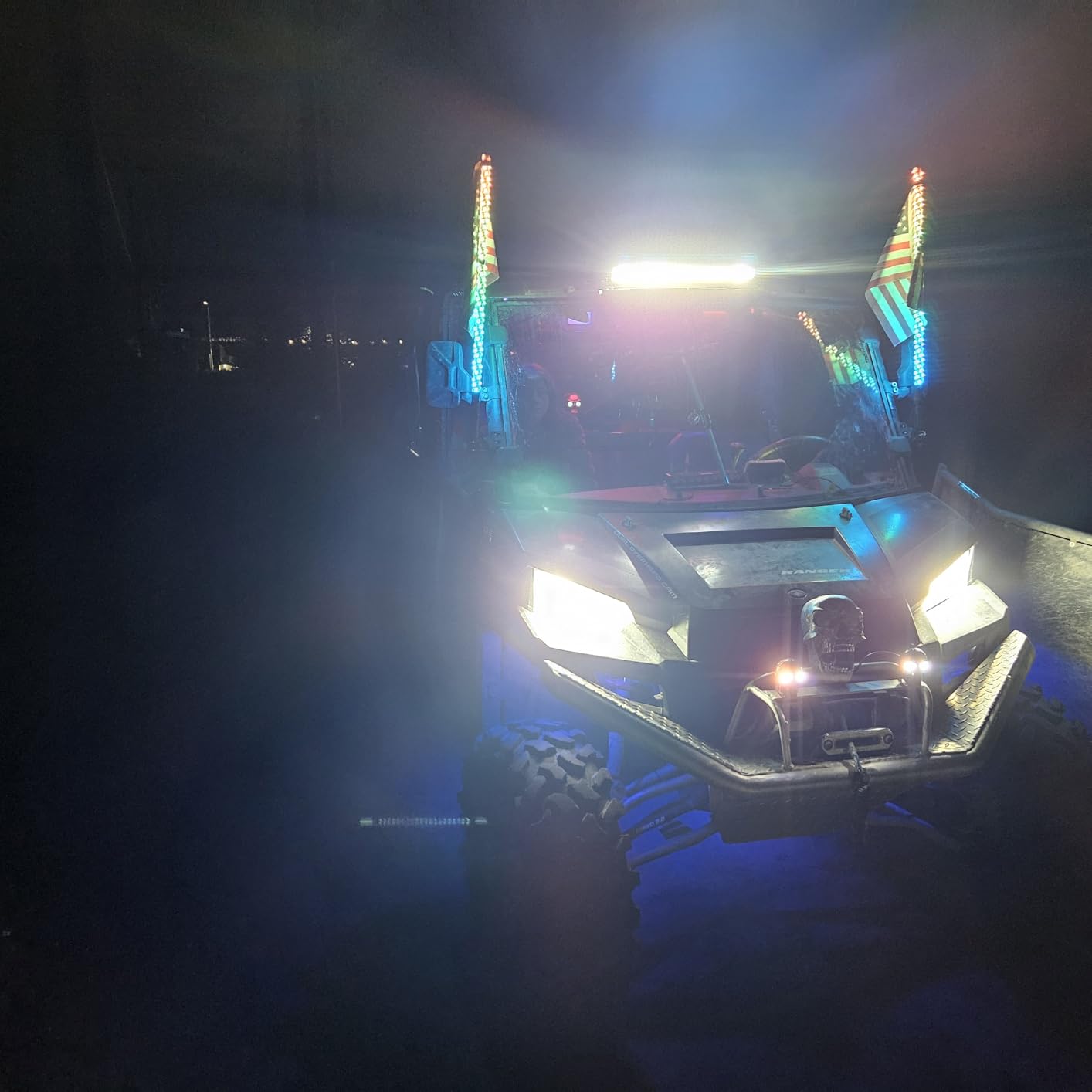 OFFROADTOWN 4 Gang Switch Panel Wireless Remote Control 4 Light Modes Multifunction Controller System Compact Mini Relay Switch Box Offroad Light Switch Panel for Trucks UTV ATV SUV Pickup Jeep Boat customer photo 1