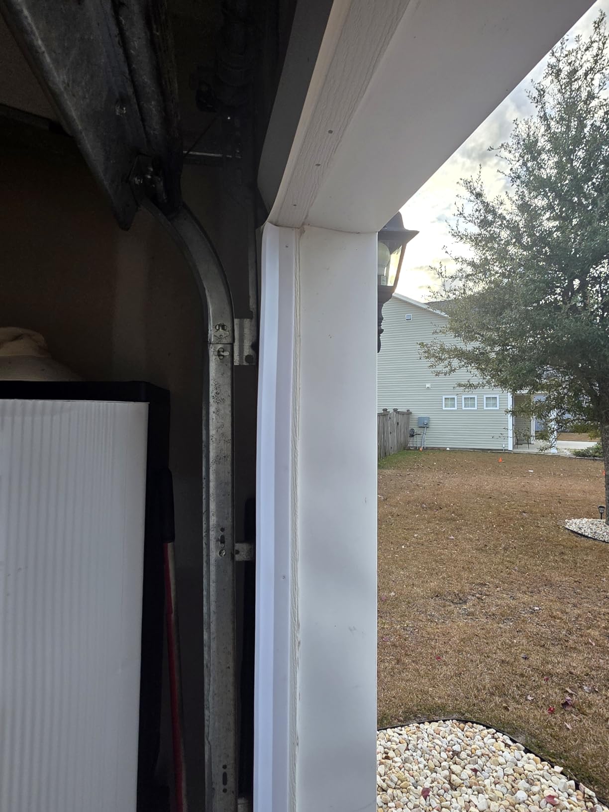 Garage Door Seal Top and Sides - 36 Ft Garage Door Weather Stripping Side Seal, Heavy Duty Weatherproof TPE, Insulates, Prevents Drafts, Easy Installation for Homeowners and DIYers customer photo 1