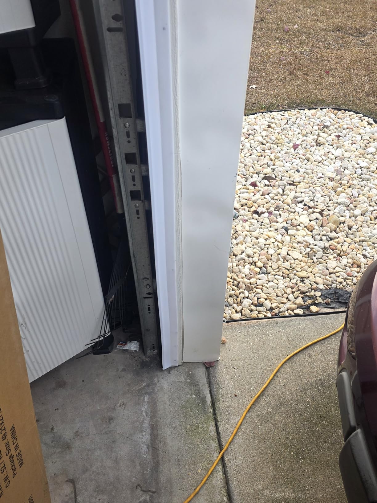 Garage Door Seal Top and Sides - 36 Ft Garage Door Weather Stripping Side Seal, Heavy Duty Weatherproof TPE, Insulates, Prevents Drafts, Easy Installation for Homeowners and DIYers customer photo 2