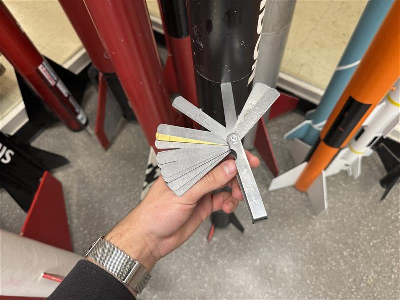 Spurtar 2pcs Feeler Gauge Set 32-Blade Straight Feeler Gauge and 16-Blade Offset Feeler Gauges Filler Gauge SAE Metric customer photo 2