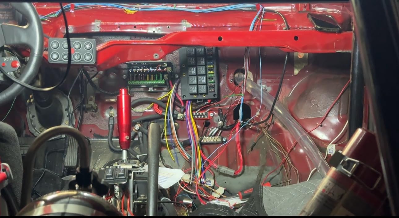 DaierTek Relay Box 12V 10 Way Relay Block and 10 Way ATC/ATO Blade Fuse Panel Pre-Wired Dustproof Fuse Relay Box for Automotive Car Marine Boat customer photo 2