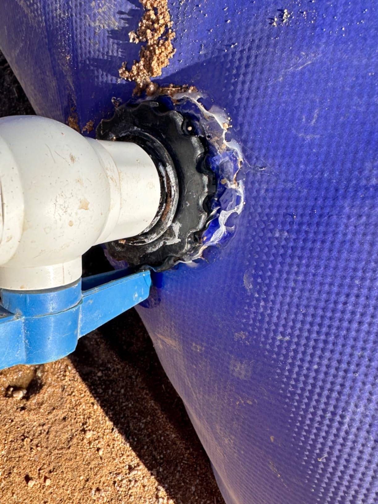 240 L/63 Gal Water Bladder Tank, Foldable Portable Water Storage Container, Emergency Water Bag for RV, Truck Bed, Fire Prevention, Drought Resistance, Black customer photo 1