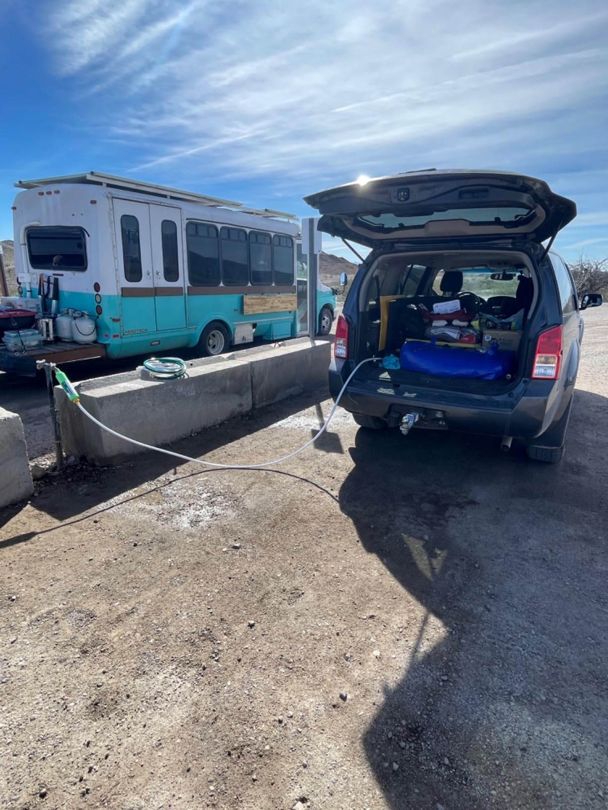 240 L/63 Gal Water Bladder Tank, Foldable Portable Water Storage Container, Emergency Water Bag for RV, Truck Bed, Fire Prevention, Drought Resistance, Black customer photo 2