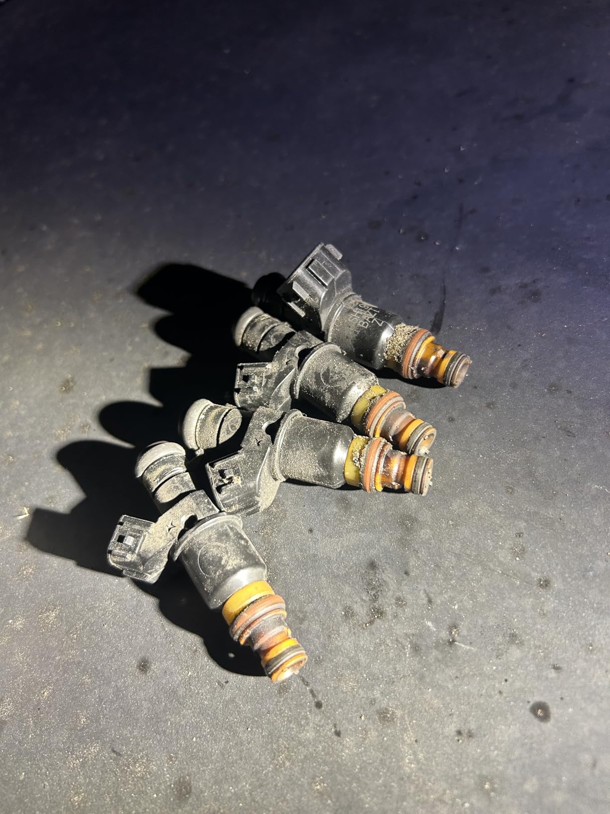 16450-RAA-A01 OE 2.4L Performance Fuel Injectors, Compatible with Honda 2.4 Accord CR-V Element 2003-2011, 8 Holes, Set of 4 customer photo 1