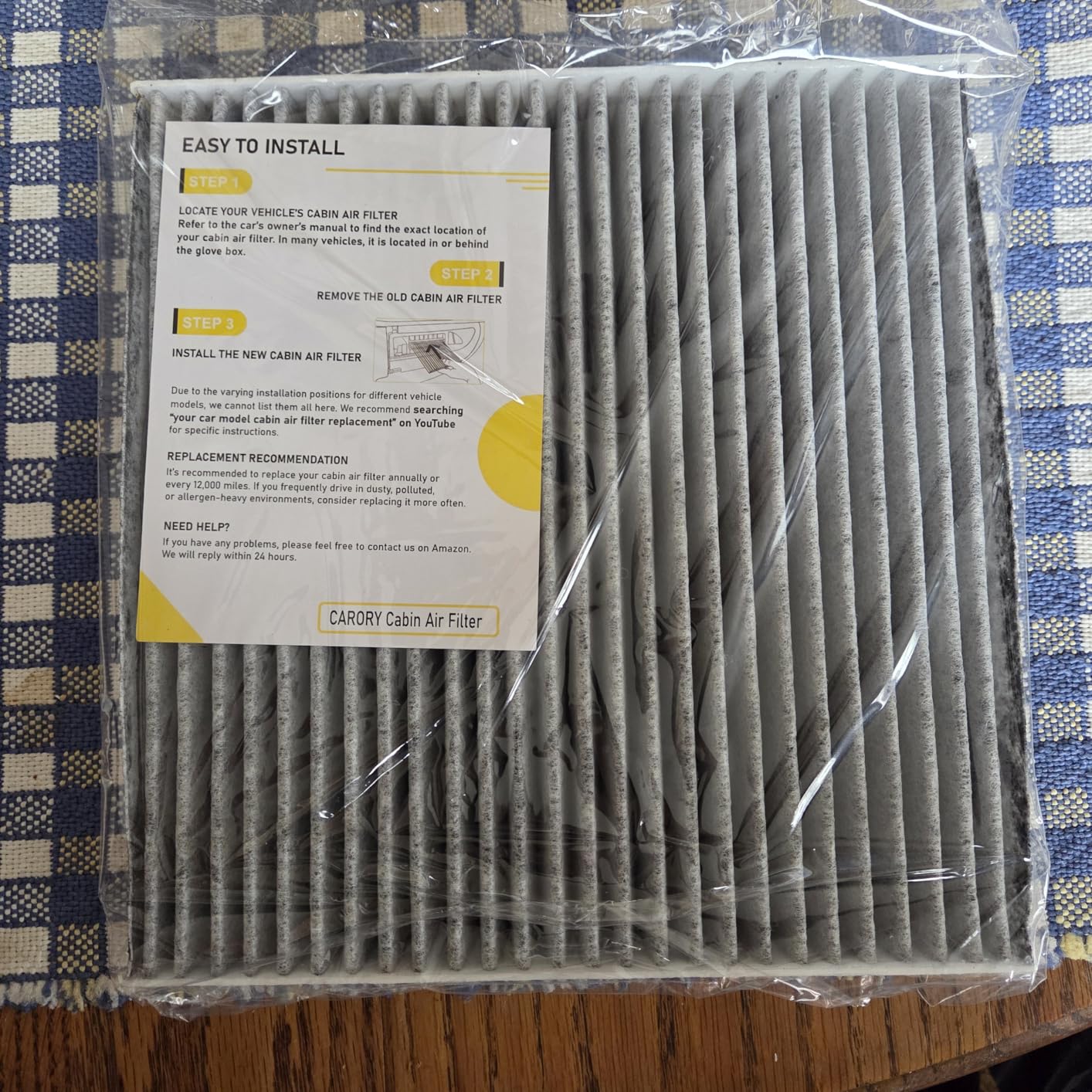 Cabin Air Filter w/Activated Carbon for 2011-2016 Cruze, 2013-2015 Malibu, 2013-2022 Trax, 2013-2022 Encore, 2012-2020 Sonic, 2010-2016 SRX, 2010-2016 LaCrosse, 2013-2022 Spark, and More customer photo 2