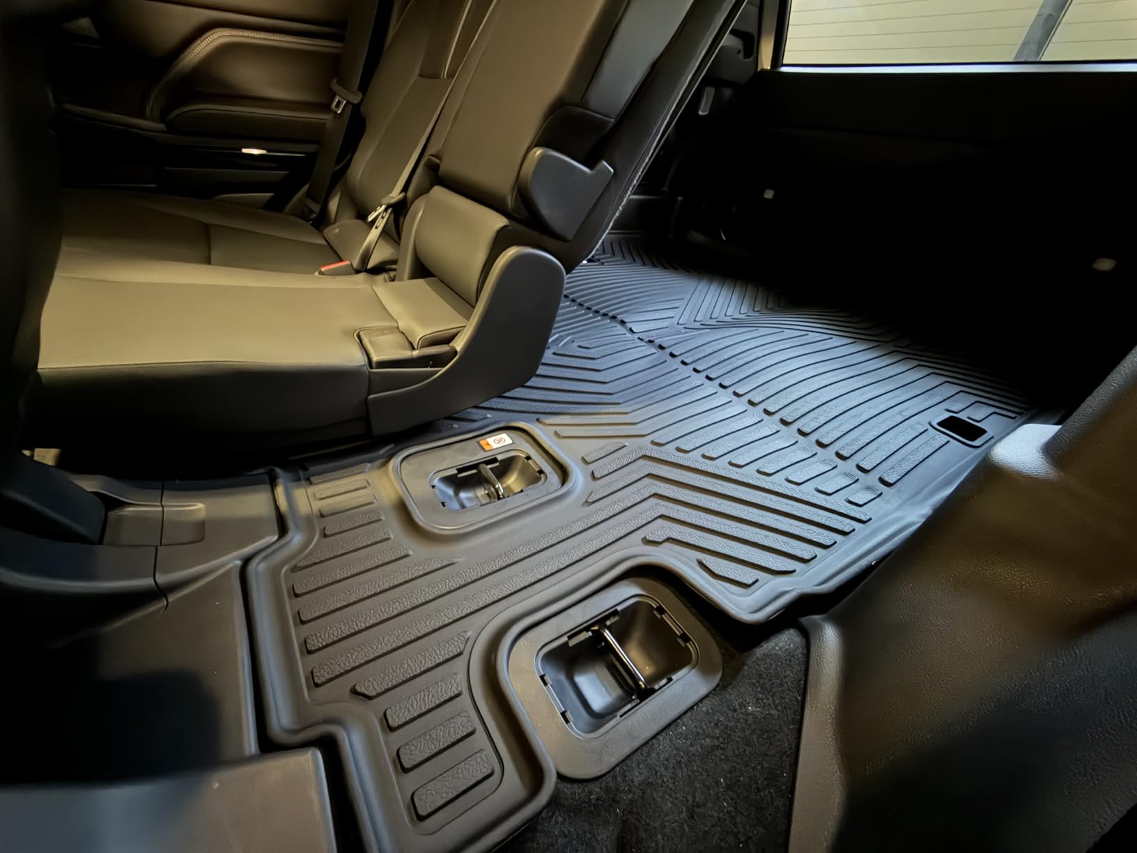 LASFIT Floor Mats & Cargo Mat for Toyota Highlander 2020-2026 (Fit Hybrid, 7&8Seats), All Weather Fit TPE Floor Liners, 3 Rows & Cargo Liner Back Seat Cover for Highlander car mats(Not Subwoofer) customer photo 1