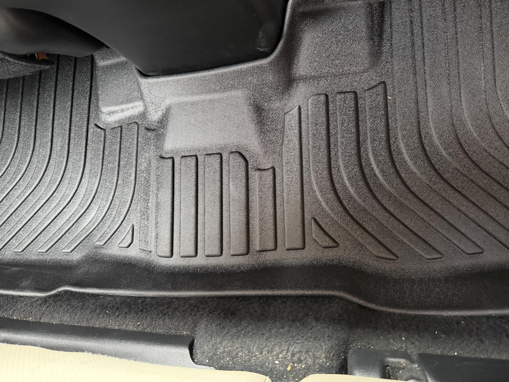 GINOWY Floor Mats & Cargo Liner for Buick Enclave 2025 2026 & GMC Acadia Only 7 Seats & Chevy Traverse Only 7 Seats 2024-2026, TPE All Weather Car Floor Mats, Non-Slip Waterproof Accessories Mats, Black customer photo 2