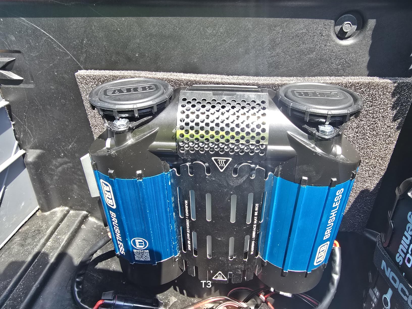 ARB CKBLTA12 12V Brushless Air Compressor Premium Twin Motor On Board boasts 1.5X in output. Ideal for faster tire inflating time and 4x4 off road adventures - 2025 Launched customer photo 2