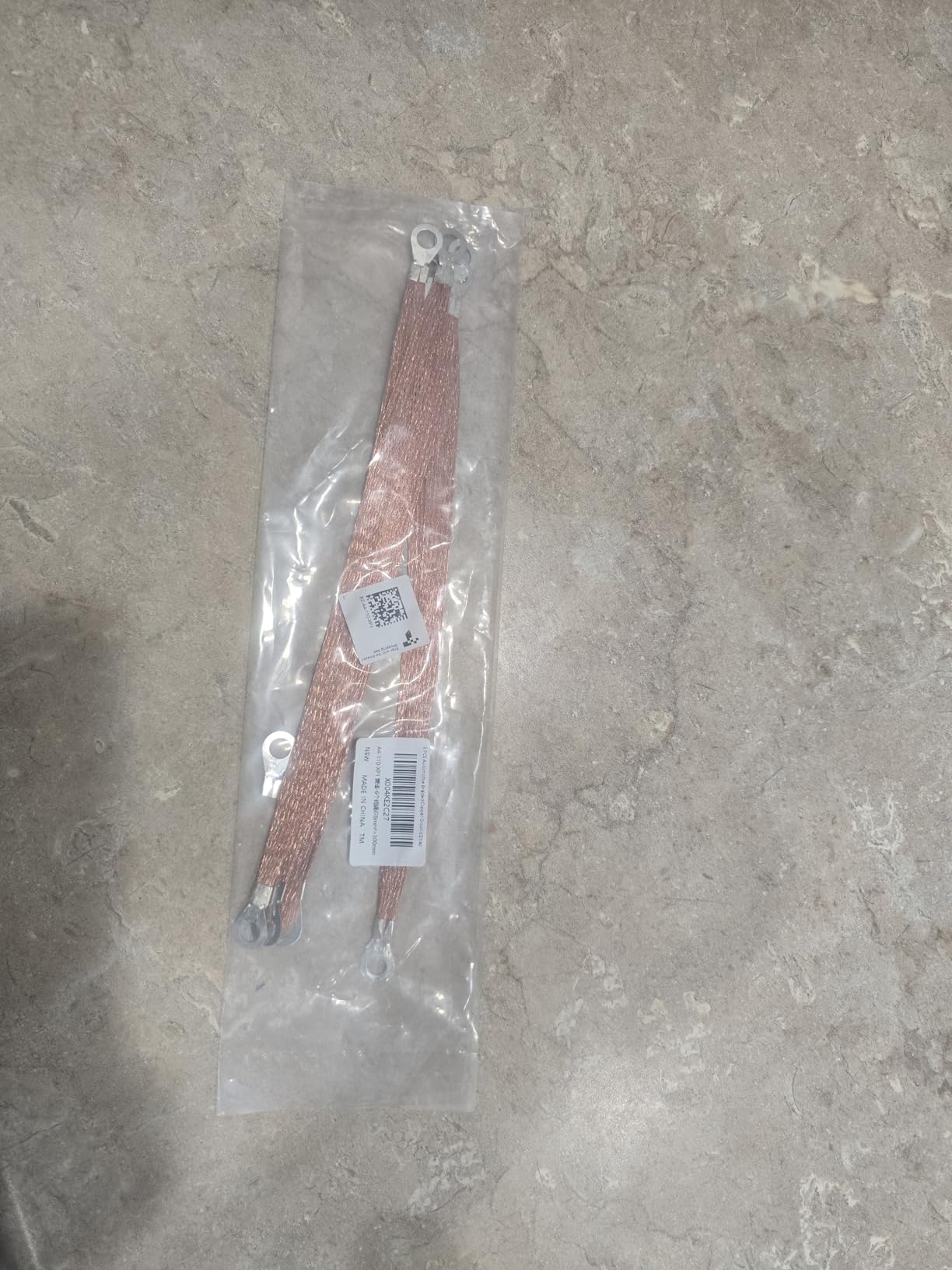 6 PCS Universal Automotive Braided Copper Ground Strap, 12 Inch Engine Ground Strap Kit with Terminal Plugs, Copper Braided Ground Strap Wire for Most Vehicle Cars Engine (Copper Braided) customer photo 1