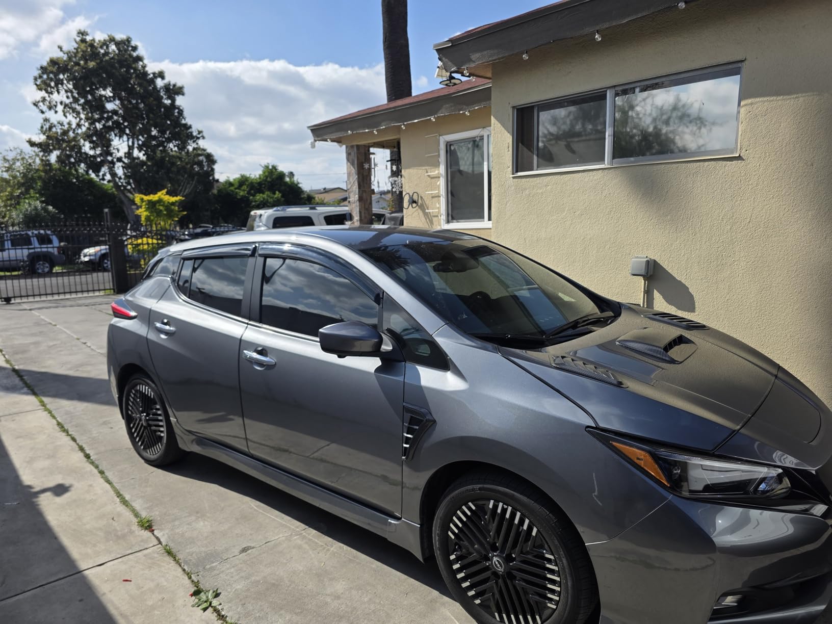 Car Hood Air Flow Vent Decorative Kit Modification Hood Scoop with Side Vents 3pcs (Carbon pattern) customer photo 1