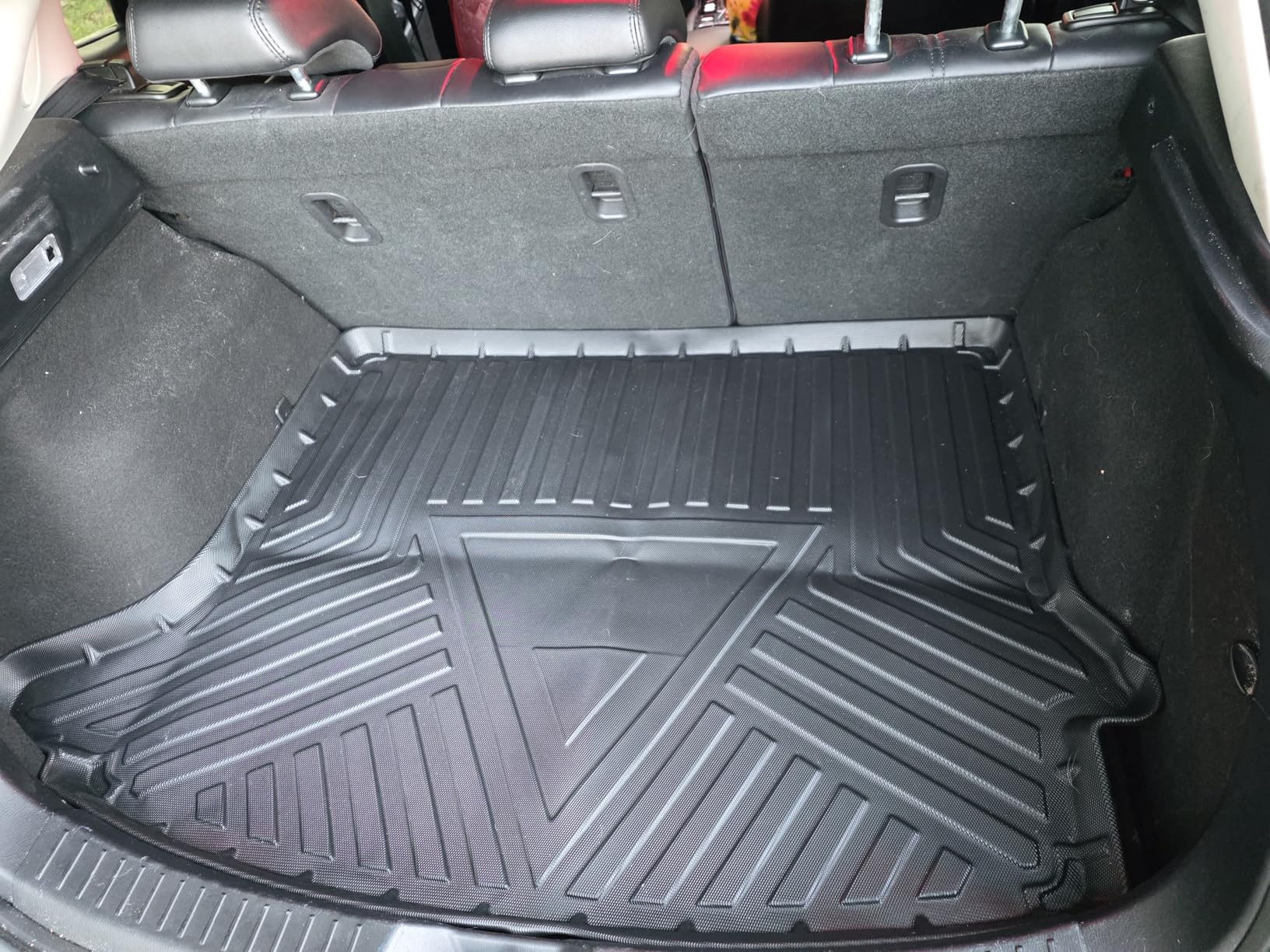 Elsetyler Custom Fit for Cargo Liner 2023-2025 Land Rover|Range Rover Sport Behind The 2nd Row - Black TPE All Weather Heavy Duty Waterproof Rear Cargo Tray Trunk Floor Mat Protector customer photo 1