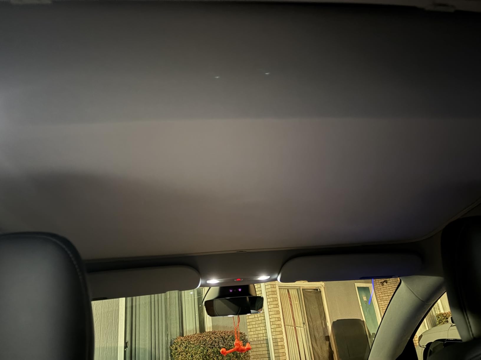 Wigoo Tesla Model 3 Sunshade Roof [Never Sag, Nano Ice-Crystal Coatings] 3-Gen Heat Insulation Glass Roof Sun Shade, Accessories for Tesla Model 3 2020~2026 Highland, Interior Gray customer photo 2