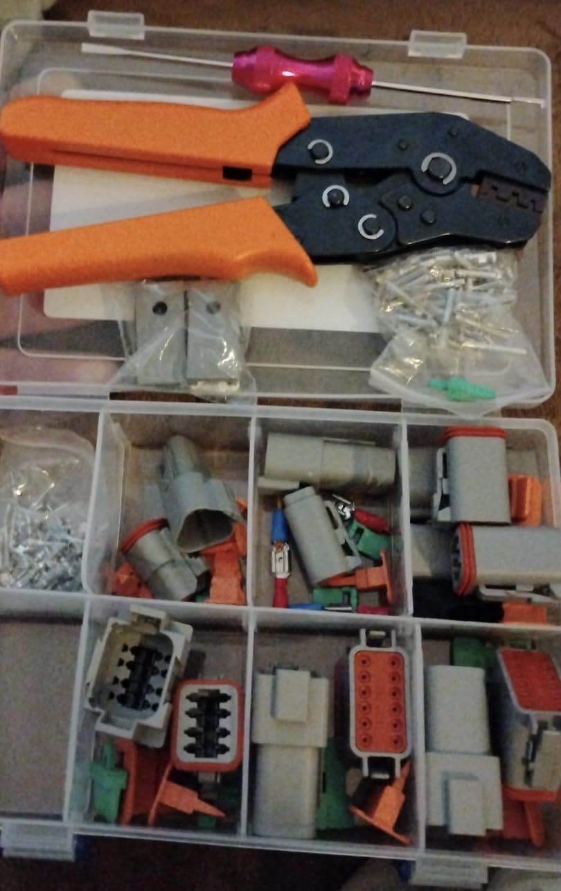 217PCS 12 Kits Deutsch DT Connector Kit with Crimper & Terminal Removal Tool - IP68 Waterproof 2 3 4 6 8 12 Pin Automotive Electrical Connectors customer photo 1