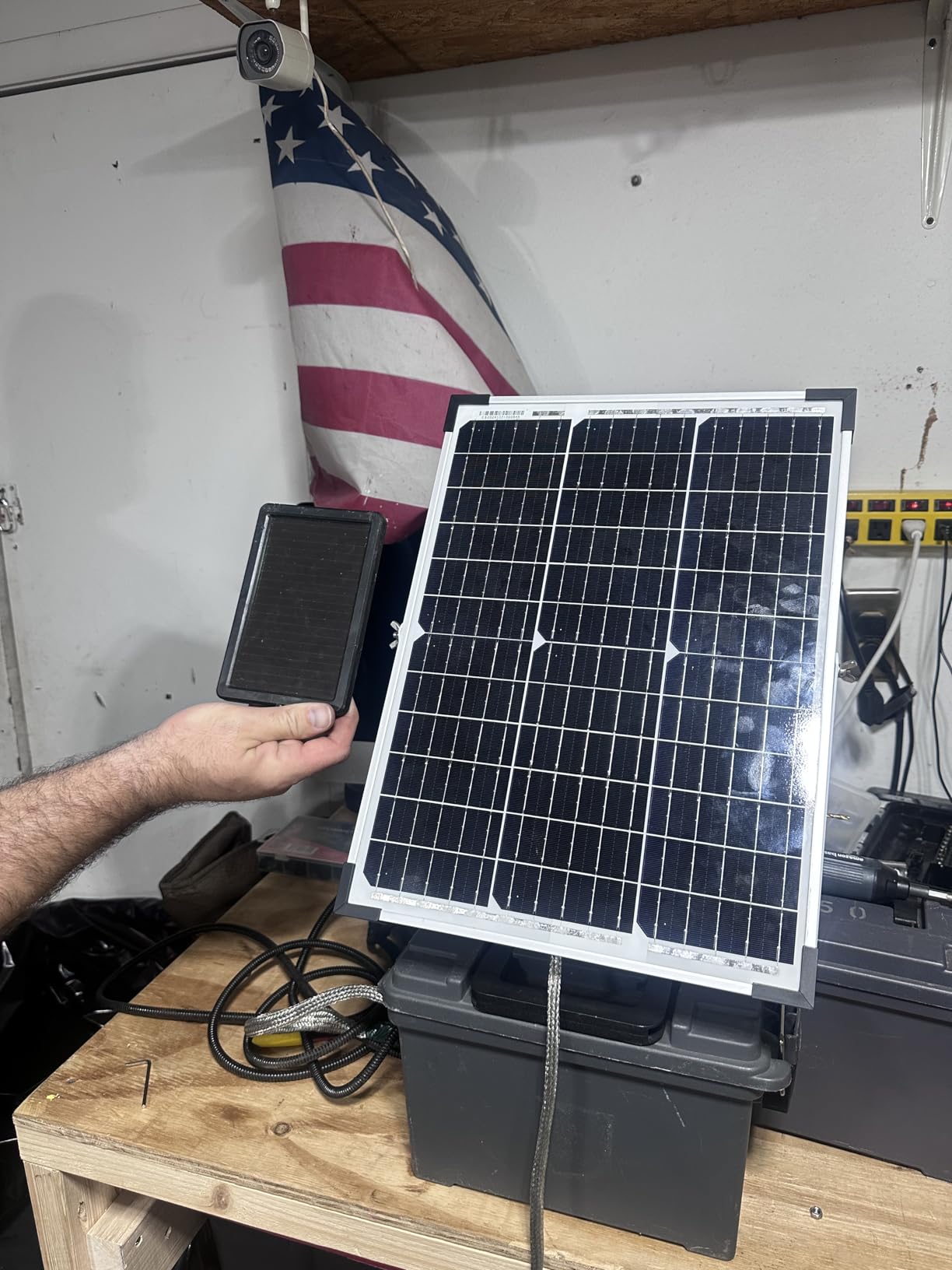 7.5W Solar Battery Maintainer & Trickle Charger, 12V Waterproof Panel with IP68 Smart Controller, Overcharge & Reverse Protection for Car, Automobile, Boat, RV, Motorcycle, Marine, Trailer customer photo 1