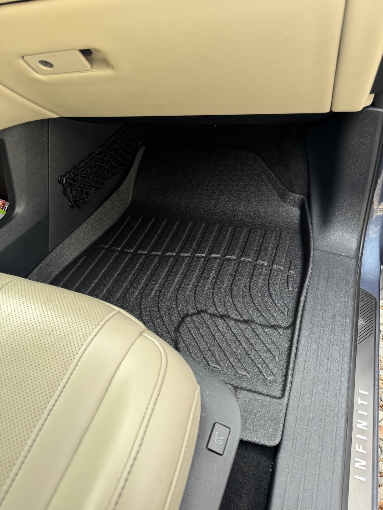 KELCSEECS Floor Mats & Cargo Liner with Seatback Mats Custom for Nissan Pathfinder 2022-2026 8 Seat,All Weather Protection TPE Floor Liners Full Set Pathfinder Accessories Black customer photo 1