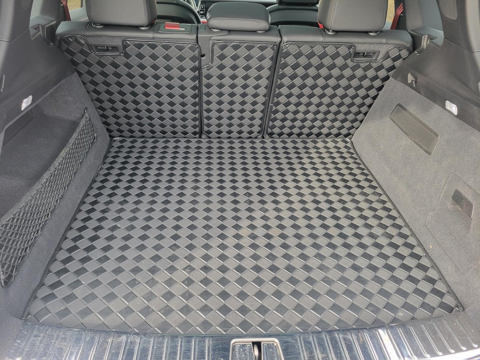 Cargo Mat & Backrest Mats for 2018-2024 Buick Enclave Accessories, Waterproof Rear Cargo Liner Rear Trunk Liner Back Seat Cover Protector customer photo 2