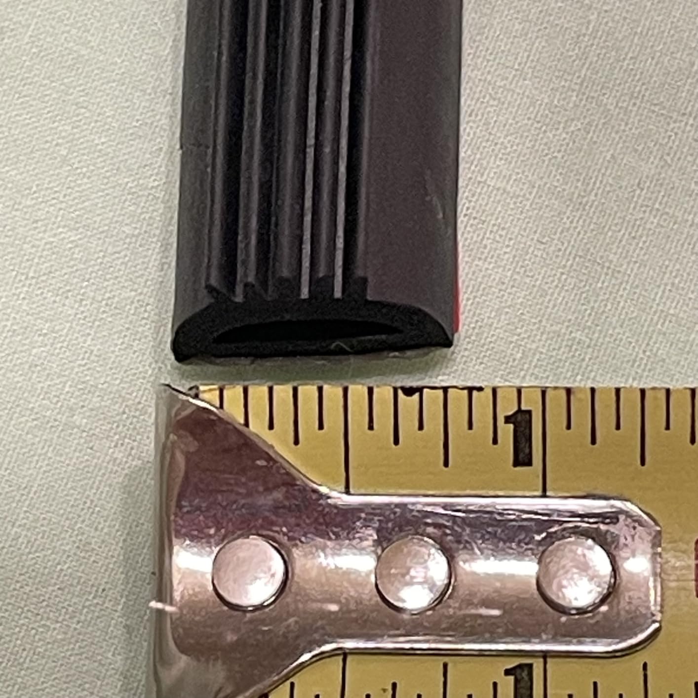 D Shape Rubber Weather Stripping, Self-Adhesive EPDM Rubber Seal Strip Gasket for Automotive, RV Slide Out Seal, Marine, Garage Doors/Window and More - 0.75