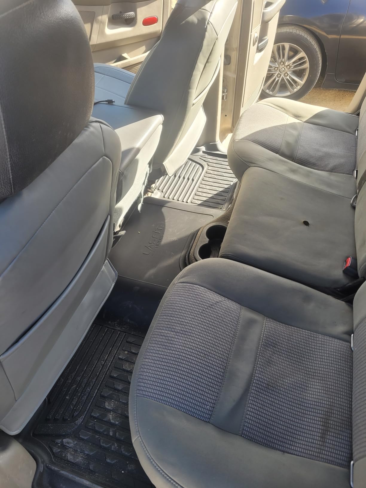 Lasfit Floor Mats for Dodge Durango 2016-2026, Fit 2nd Row Bench Seating (7 seats), All Weather TPE Custom Fit customer photo 1
