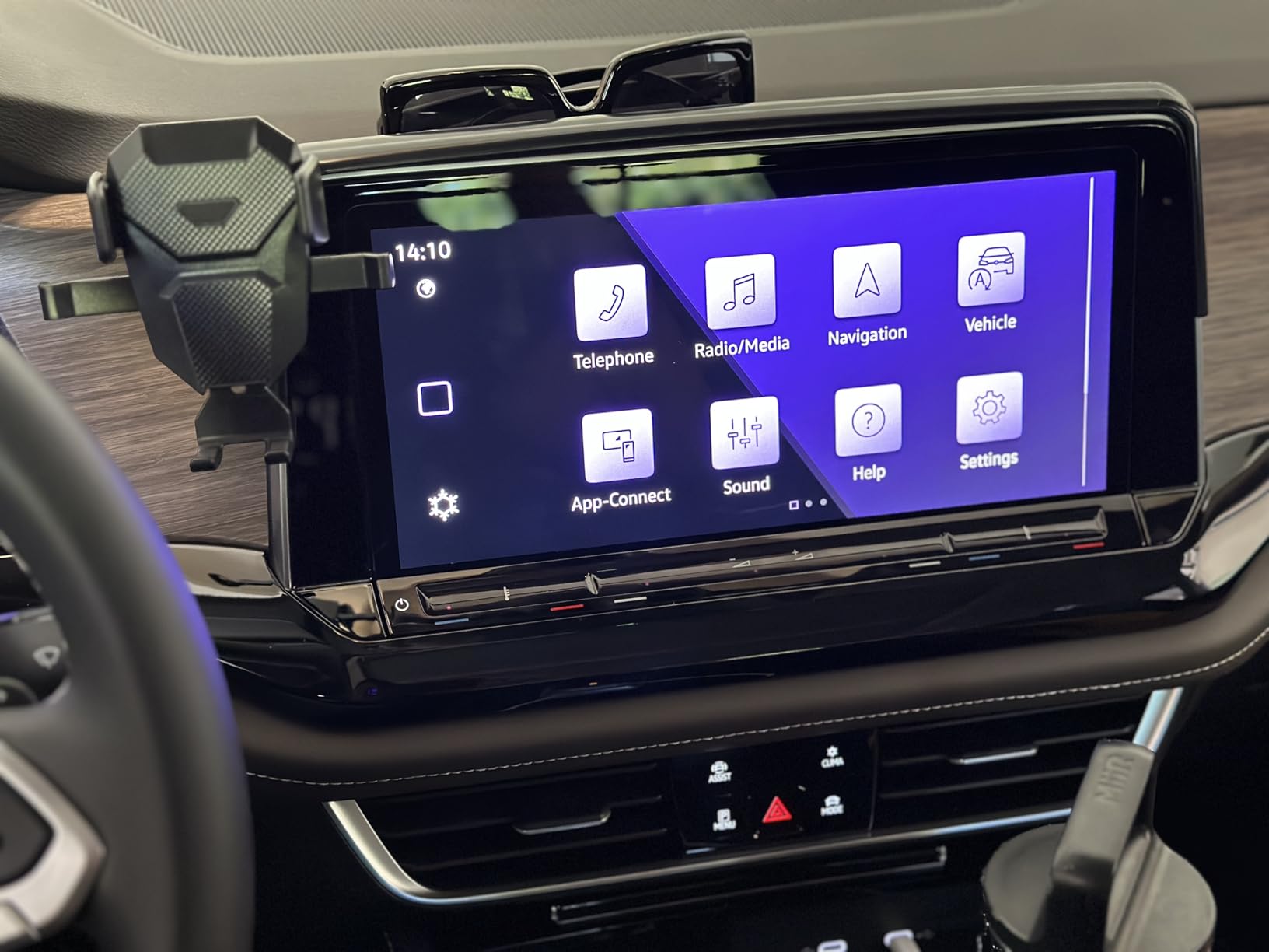 Car Phone Holder for VW/Volkswagen ID.4/ID4 Accessories 2021-2024 2022 2023 Only for 12inch Screen Phone Mount Cell Automobile Cradles Hands-Free 360 Degree Rotation customer photo 1