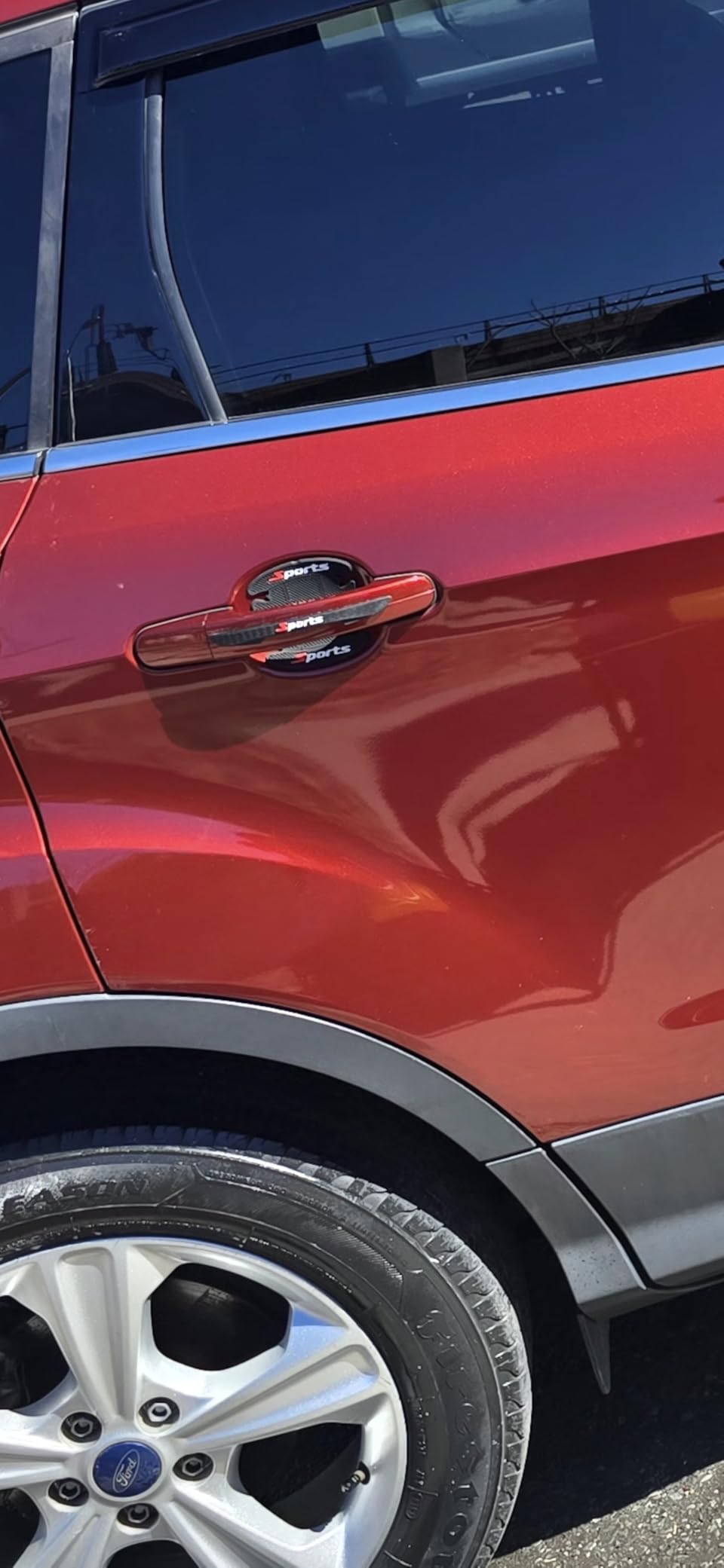 8PCS Car Door Protector, Sports Car Door Handle Scratch Protector, Door Handle Bowl Sticker, Doors Handle Protection Accessories, Universal for Most Car, SUV, Truck customer photo 2