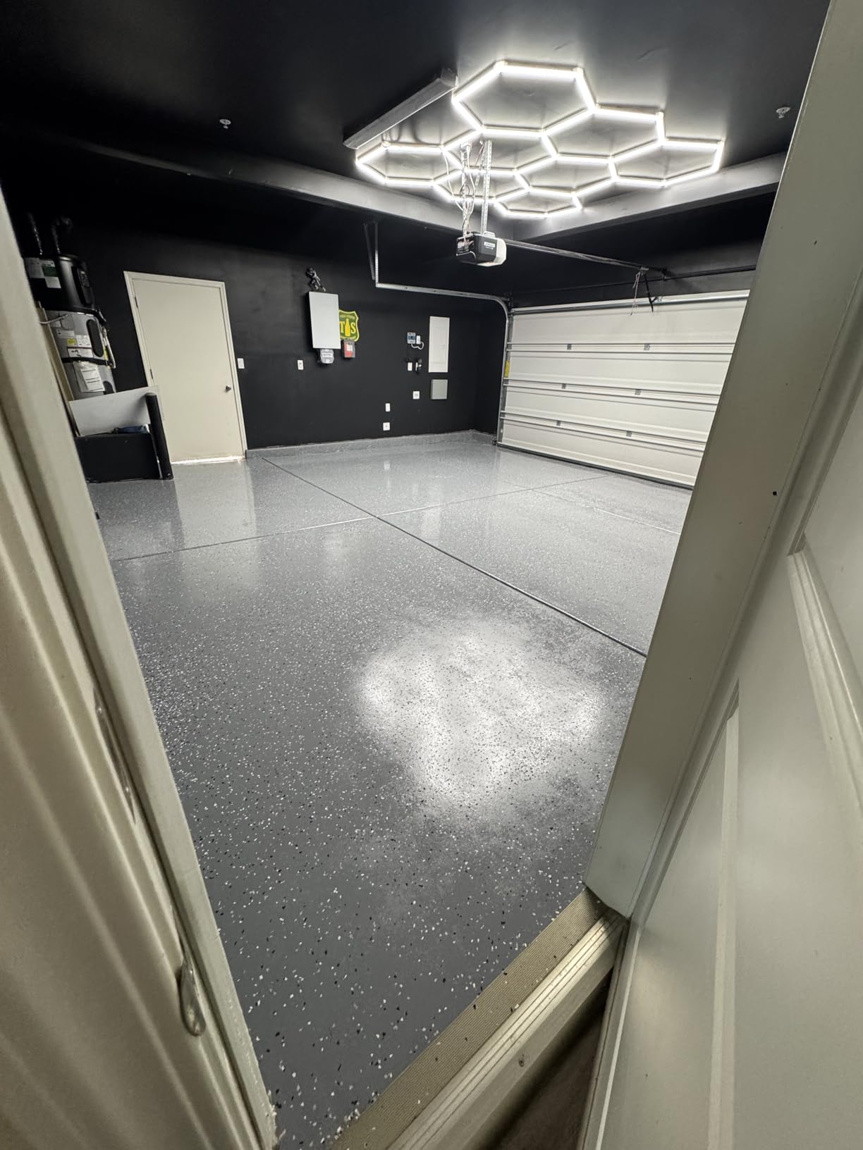 Gorilla Epoxy Garage Floor Coating Kit, 12 Pieces, 550 sq. ft., High Gloss Gray, 100% Solids customer photo 1