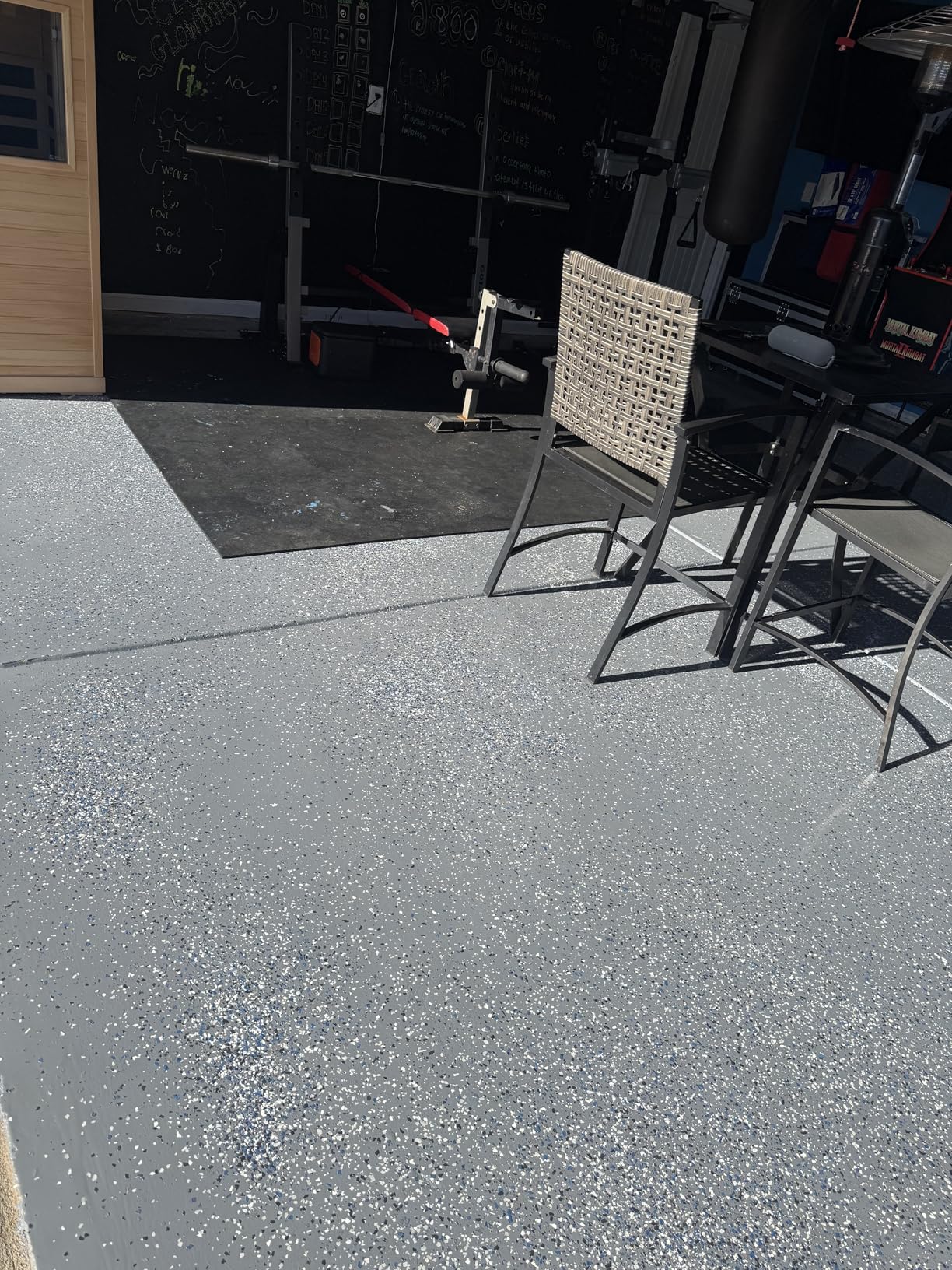 Gorilla Epoxy Garage Floor Coating Kit, 12 Pieces, 550 sq. ft., High Gloss Gray, 100% Solids customer photo 2