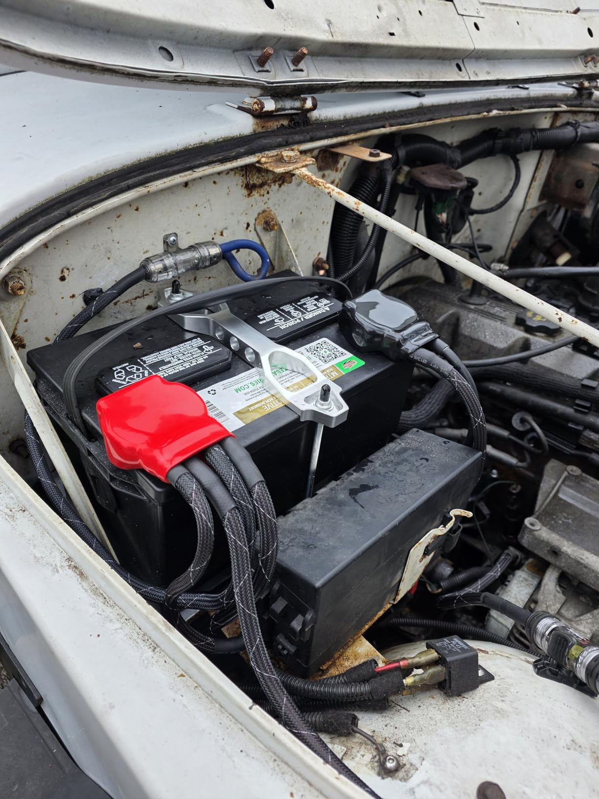 Military Spec Battery Terminals,Heavy Duty Battery Terminal,Battery Post Terminals for Marine Car Boat RV and Vehicles 4 Pcs customer photo 1