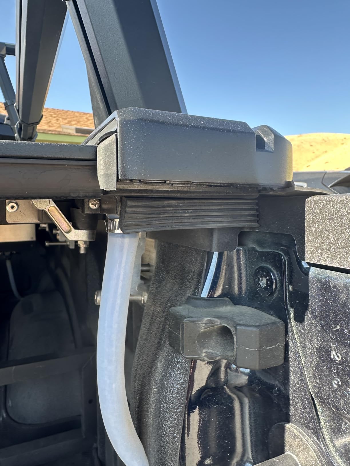 326A0004 Tonneau Cover Bulkhead Seal 3/5 in x 65 in, Truck Bed Cover Seal, Self-Adhesive EPDM Ribbed Foam Rubber Weather Stripping for RV, Boat, Auto, Truck, Marine, Garage Door (Black) customer photo 1