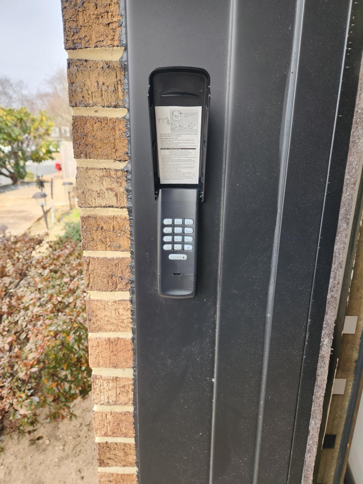 Black Garage Door Opener Keypad Compatible with Liftmaster/Chamberlain/Craftsman Openers, Replace G940EV-P2, 878MAX, 877MAX, 877LM, 377LM, 977LM, Wireless Keyless Keypad customer photo 1