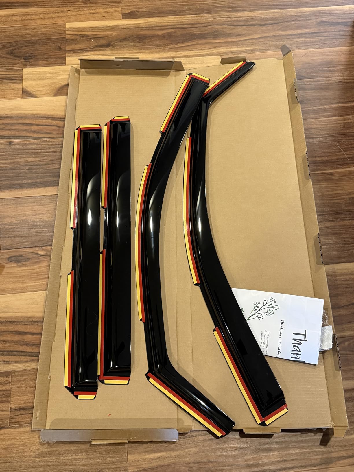 in-Channel Window Rain Guards Fit for Jeep Grand Cherokee 2-Row 2022-2025 (Not for L, Not for 3-Row) Extra Durable Window Deflectors customer photo 1