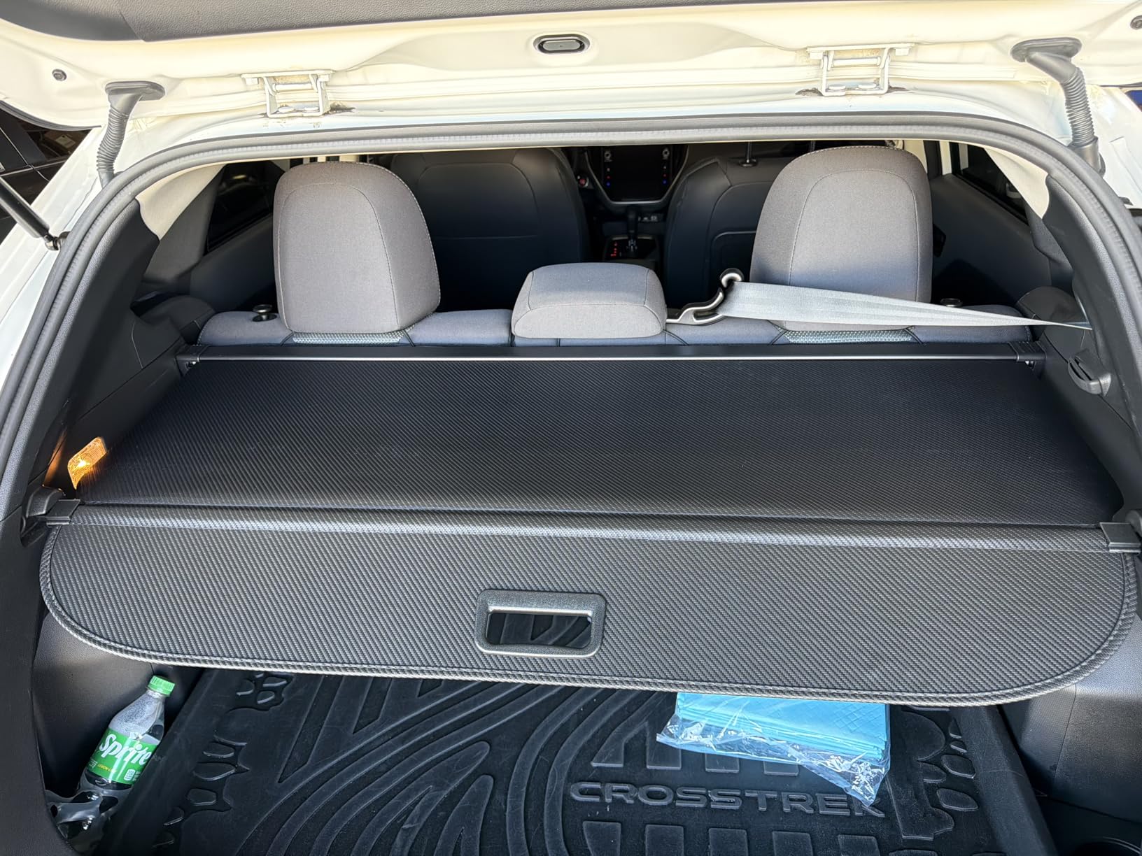 AUXKO Retractable Cargo Cover for Toyota 4Runner 2024-2010, Trunk Cargo Cover Luggage Security Shade Cover for 2024 2023 2022 4Runner Shielding Shade Anti-Peeping Luggage Privacy Screen, Carbon Fiber customer photo 2
